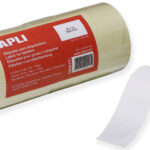 APLI etiketten voor prijstang, 26 x 16 mm, wit, permanent