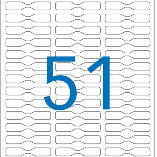 agipa halteretiketten / ringetiketten, 45 x 8 mm, DIN A5, verwijderbaar