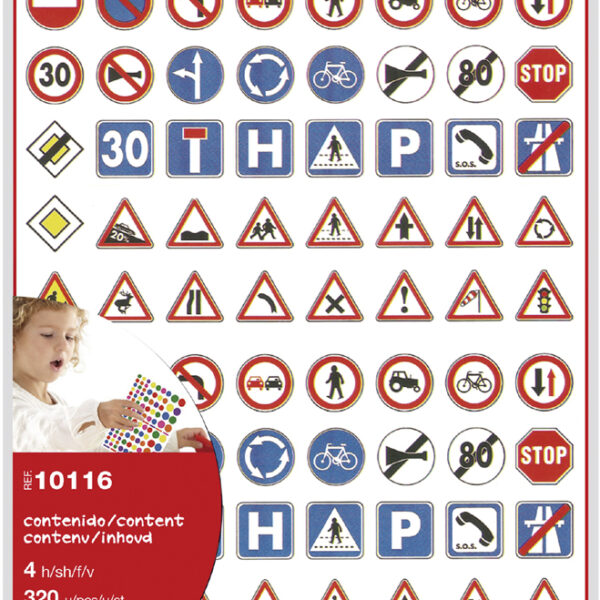 APLI kinderstickers 'Verkeersregels'