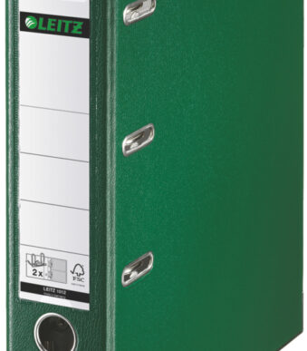 LEITZ/ESSELTE Ordner 2x2 Rings Bank-Giro 80mm A4 groen