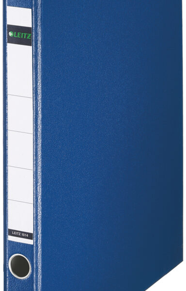 LEITZ plastic-ringband, DIN A4, blauw, 2-D-rings mechaniek