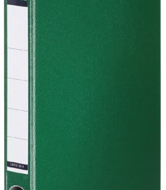 LEITZ plastic-ringband, DIN A4, groen, 2-D-rings mechaniek