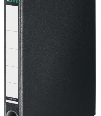 LEITZ plastic-ringband, DIN A4, zwart, 2-D-rings mechaniek
