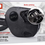 APLI prijstang 102365, 2-regelig, 9-posities