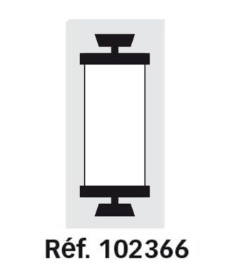 APLI inktrol voor handprijstang AGIPA 102365, zwart