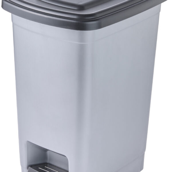 keeeper pedaalemmer 'olaf', 10 liter, PP, light silver