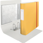 LEITZ ordner Active Cosy, 180 graden, DIN A4, 82 mm, geel