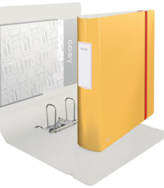 LEITZ ordner Active Cosy, 180 graden, DIN A4, 82 mm, geel