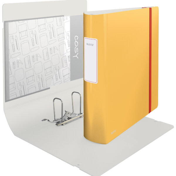 LEITZ ordner Active Cosy, 180 graden, DIN A4, 82 mm, geel