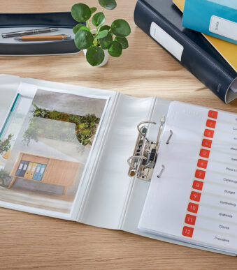 LEITZ ordner Active Cosy, 180 graden, DIN A4, 82 mm, geel