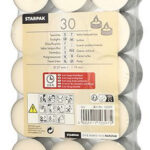 Waxinelichtjes, diameter 37 mm, wit