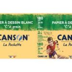Canson tekenpapdier met korrel, A4-formaat, 180 g/m²