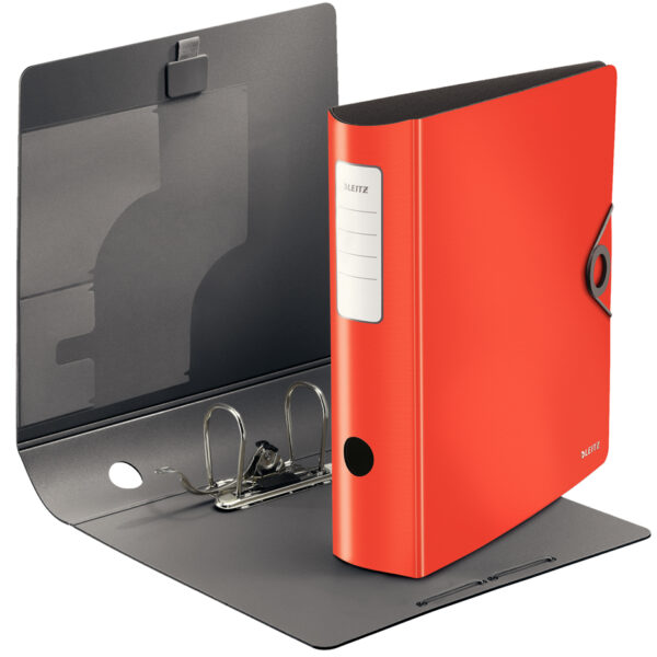 LEITZ ordner Active Solid, 180 Graden, 82 mm, lichtrood