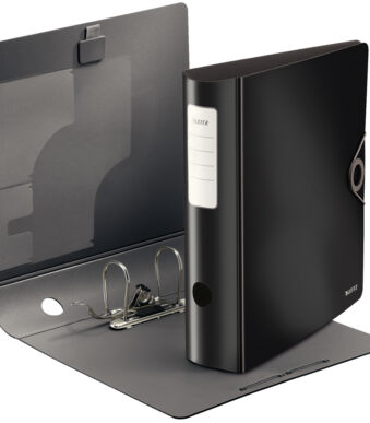 LEITZ ordner Active Solid, 180 Graden, 82 mm, zwart