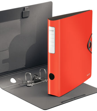 LEITZ ordner Active Solid, 180 Graden, 65 mm, lichtrood