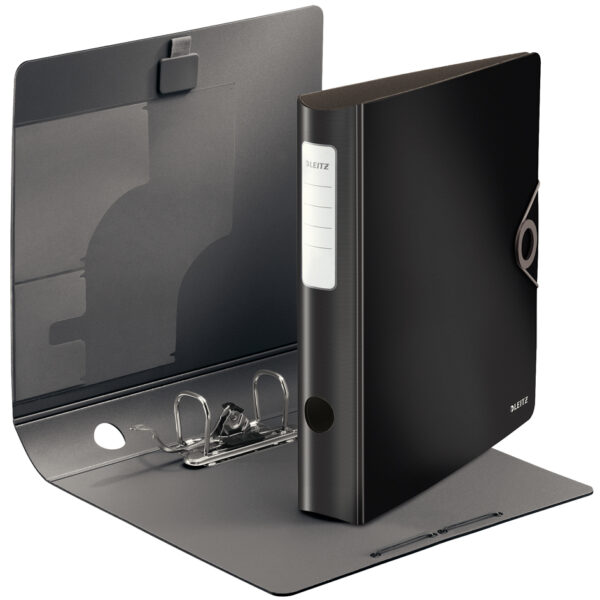 LEITZ ordner Active Solid, 180 Graden, 65 mm, zwart