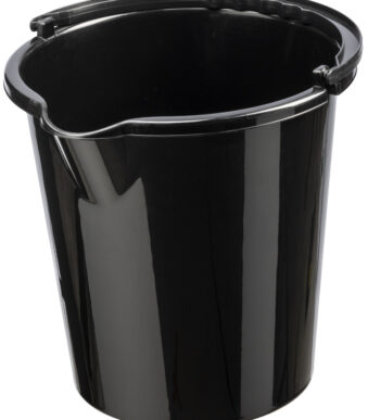 plast team schoonmaakemmer 'VANCOUVER', rond, 5 liter, zwart