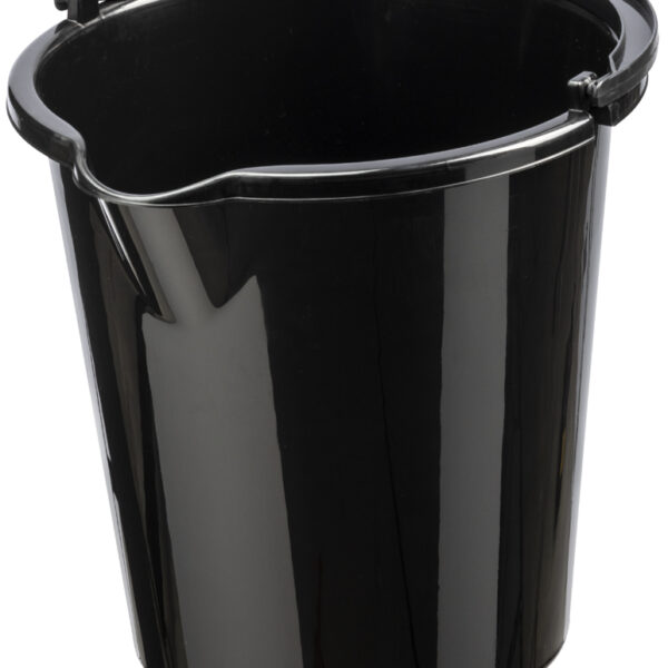 plast team schoonmaakemmer 'VANCOUVER', rond, 5 liter, zwart