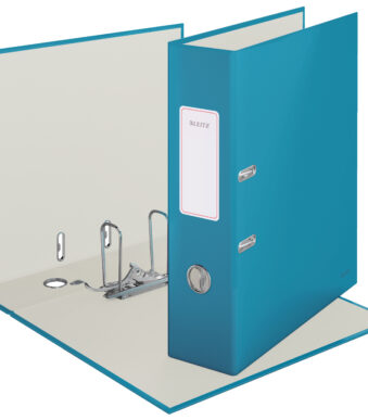 LEITZ plastic ordner Corsy Soft-Touch, DIN A4, 80 mm, blauw