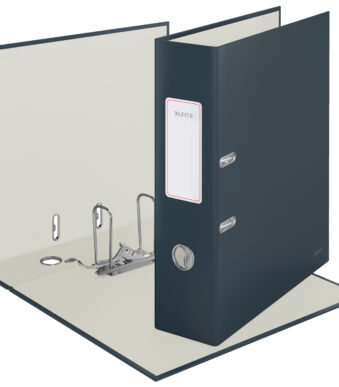 LEITZ plastic ordner Cosy Soft-Touch, DIN A4, 80 mm, grijs