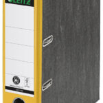 LEITZ ordner, gewolkt, 180 graden, DIN A4, 80 mm, geel