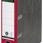 LEITZ ordner, gewolkt, 180 graden, DIN A4, 80 mm, rood