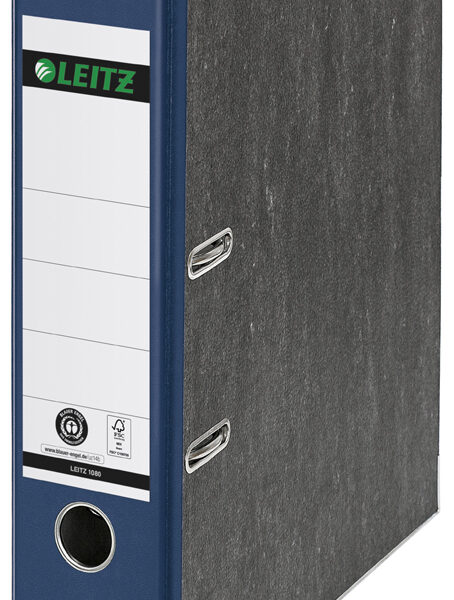 LEITZ ordner, gewolkt, 180 graden, DIN A4, 80 mm, blauw