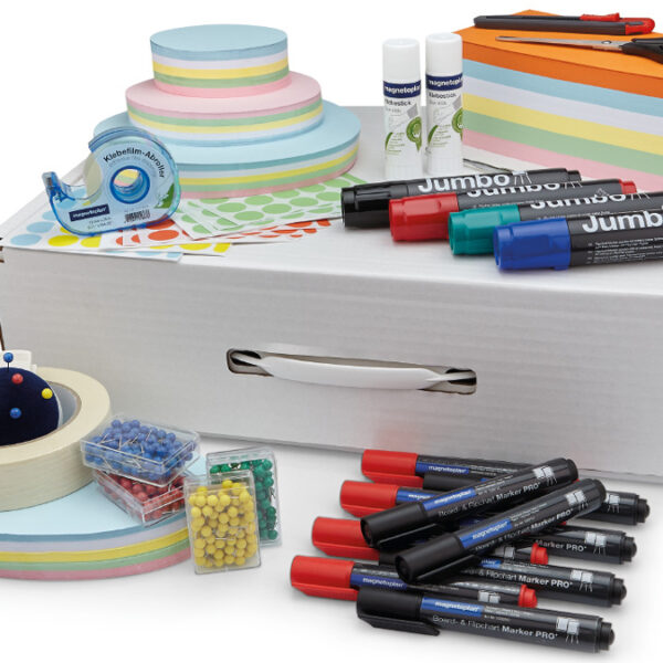 magnetoplan trainer-basisset, kartonnen koffer met 2.800 delen