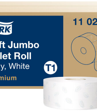 Tork Jumborollen Toiletpapier, 2-laags, wit, 360 meter
