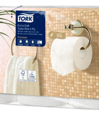 Tork Toiletpapier, 4-laags, wit