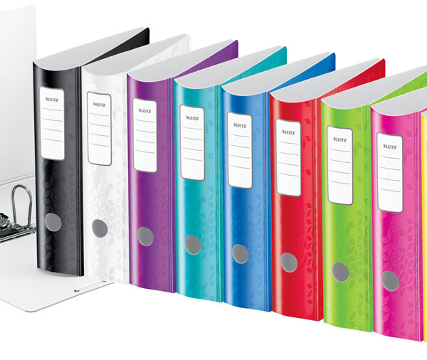 LEITZ ordner Active WOW, 180 graden, DIN A4, 80 mm, rood