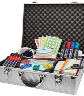 magnetoplan presentatiekoffer/moderatiekoffer, gevuld