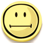 magnetoplan beoordelingssymbool Smilies neutraal, rond