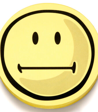 magnetoplan beoordelingssymbool Smilies neutraal, rond