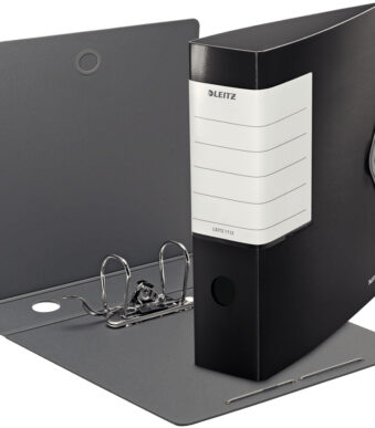 LEITZ ordner Solid, 180 Graden, 82 mm, zwart