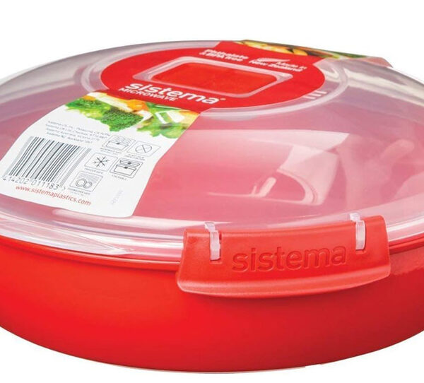Sistema magnetrondoos MICROWAVE, 1,29 liter, rood