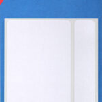 Veelzijdige etiketten, 50 x 100 mm, wit