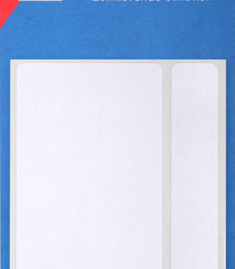 Veelzijdige etiketten, 50 x 100 mm, wit