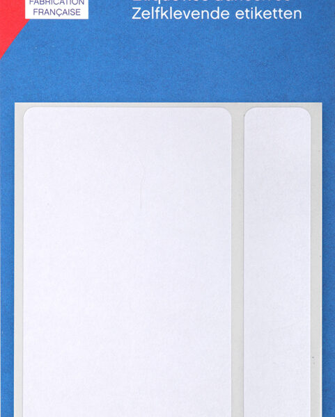Veelzijdige etiketten, 50 x 100 mm, wit