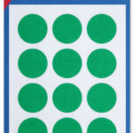 Groen markeringspunten, diameter: 19 mm
