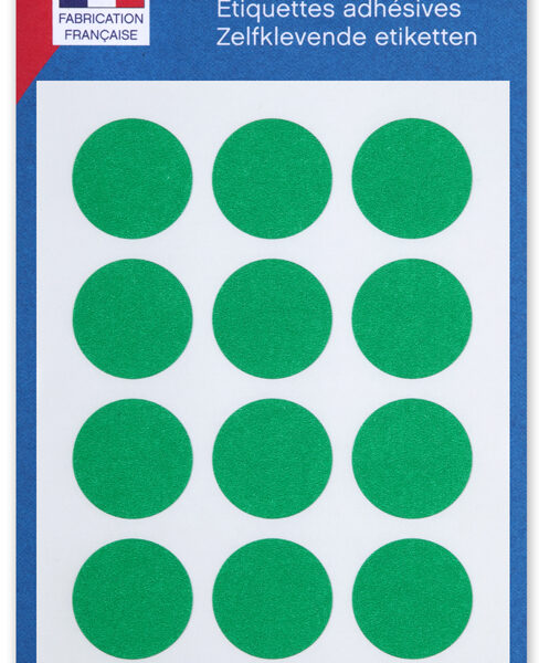 Groen markeringspunten, diameter: 19 mm