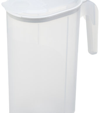 plast team sapkan, 1,5 liter, transparant/wit