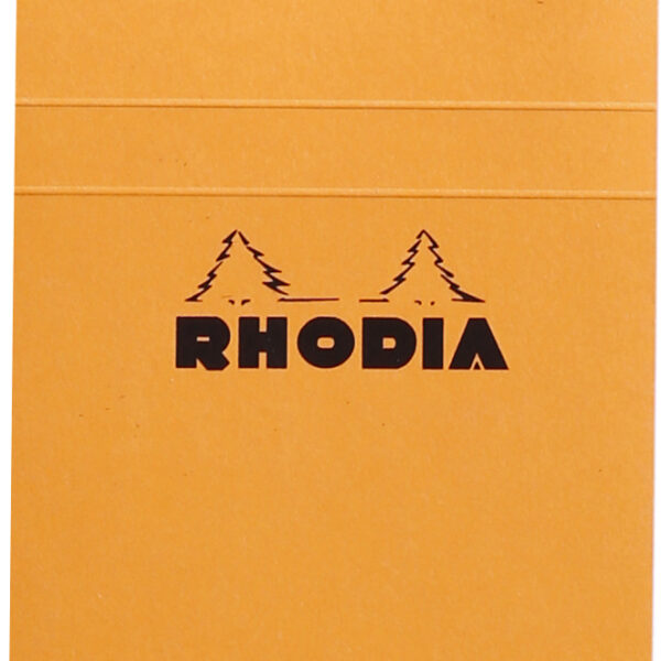 Geruit schrijfblok No. 11, A7, oranje