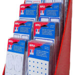 APLI assortiment boeketiketten, in displayverpakking.