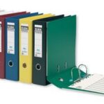 ELBA ordner rado plast, rugbreedte: 80 mm, rood