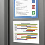 magnetoplan magnetofix zichtmap, A3 liggend, transparant