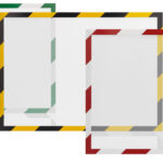 magnetoplan magnetisch infokader Magnetofix SAFETY, A4, geel/zwart