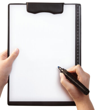 magnetoplan magneet-klembord, magneethoudend, zwart