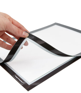magnetoplan infokader magnetofix, DIN A4, grijs