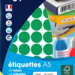 Groen ronde markeringsstiften, diameter 24 mm